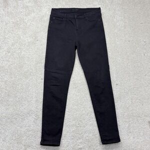 Truth + Theory Jeans Womens 10 Black Rinse Mid Rise Skinny Stretch Denim Pants